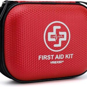 Mini First Aid Kit 150 Piece Small Waterproof Medical Kit for Home Car Sports